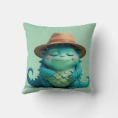 . .かわいいモンスターを枕に クッション (裏面)