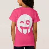 かわいいモンスターガールズ素晴らしジャージーTシャツ Tシャツ (裏面)