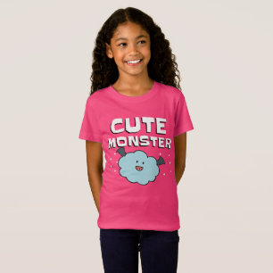 かわいいモンスターガールズ素晴らしジャージーTシャツ Tシャツ