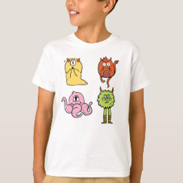 かわいいモンスターキャラクターコレクション - 面白いキャラクター Tシャツ