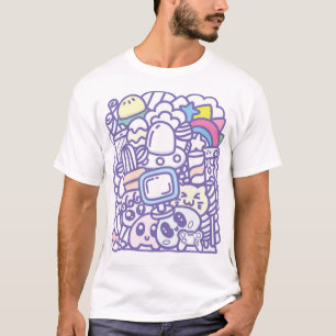 かわいいモンスターグループ Tシャツ