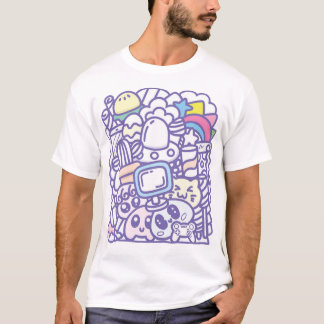 かわいいモンスターグループ Tシャツ