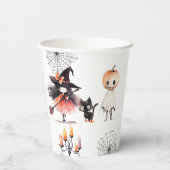 かわいいモンスターコスチュームパーティーハロウィン 紙コップ (裏面)