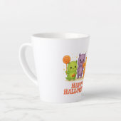 かわいいモンスターズ&棒つきキャンデーハロウィーン カフェラテマグ (左アングル)