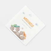 かわいいモンスタートラック誕生日 スタンダードランチョンナプキン (角)