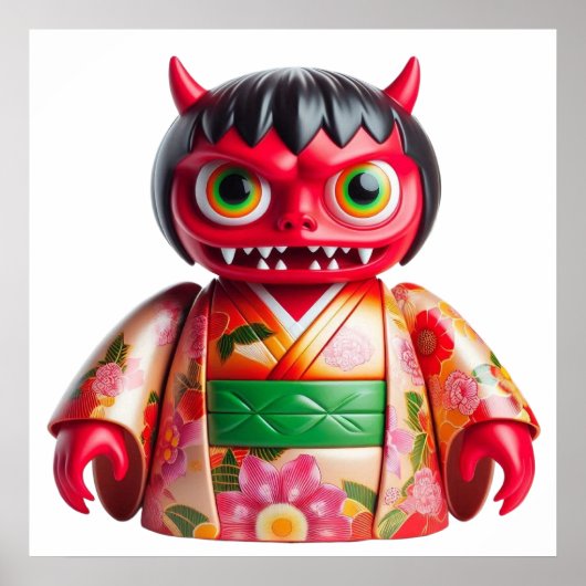 かわいいモンスタードールのポスター壁画 コジーかわいいインテリアに ポスター (正面)