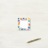 かわいいモンスターハッピーハローウィン ポストイット (デスク上)