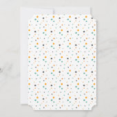 かわいいモンスターハロウィーンの衣装パーティー 招待状 (裏面)