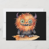 かわいいモンスターバッシュハローウィンパーティ 招待状 (裏面)