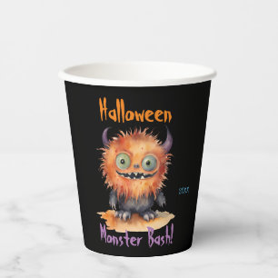 かわいいモンスターバッシュハローウィンパーティ 紙コップ