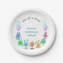 かわいいモンスターバースデーパーティーの1つ