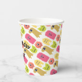 かわいいモンスターバースデーパーティーカップ 紙コップ (裏面)