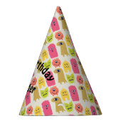 かわいいモンスターバースデーパーティーハット パーティーハット (右)