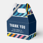 かわいいモンスターバースデーパーティー フェイバーボックス (裏面サイド)