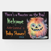 かわいいモンスターベビーシャワー 横断幕 (横)