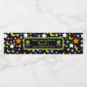 かわいいモンスターボーイハロウィーンの衣装パーティー ペットボトルラベル (シングルラベル)