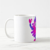 かわいいモンスター動物の絵 コーヒーマグカップ (左)