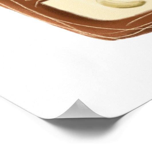 かわいいモンスター子供部屋アート ポスター (角)