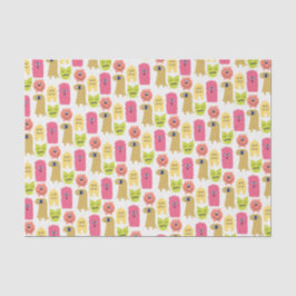 かわいいモンスター誕生日ティッシュペーパー 薄葉紙