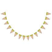 かわいいモンスター誕生日バンティングバナー バンティングフラッグ (全)