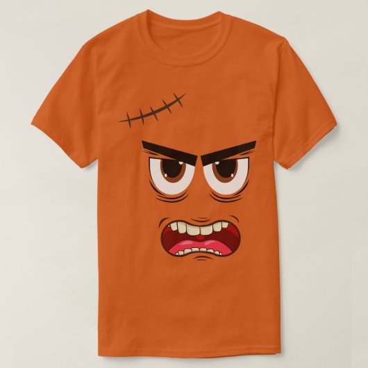 かわいいモンスター顔1 Tシャツ (デザイン正面)