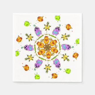かわいいモンスター スタンダードカクテルナプキン