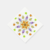 かわいいモンスター スタンダードカクテルナプキン (角)