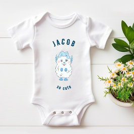 かわいいモンスター ベビーボディスーツ