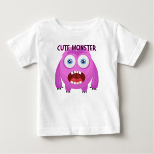 かわいいモンスター ベビーTシャツ