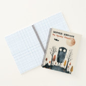 かわいいモンスター「私の計不気味画」ハロウィン予測できなー ノートブック (内部)