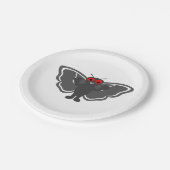 かわいいモースマン ペーパープレート (アングル)