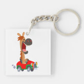 かわいいモーター付キャラクター馬アクリルキーホルダー キーホルダー (裏面)