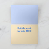 かわいいヤギが元気に カード (内部)