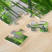 かわいいヤギが柵から覗き込む ジグソーパズル (側面)