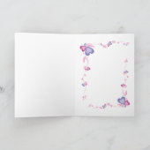 かわいいヤギのバレンタインカード シーズンカード (内部)