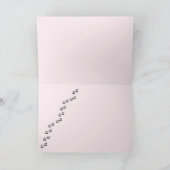 かわいいヤギのバレンタイン シーズンカード (内部)