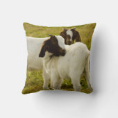 かわいいヤギのボアフィールド クッション (裏面)