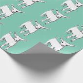 かわいいヤギの子供のギフトの包装紙 ラッピングペーパー (角)