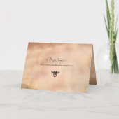 かわいいヤギの農場が新しい住所を移動 カード (裏面)