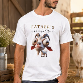 かわいいヤギの農場の動物の2歳の誕生日パーティー Tシャツ