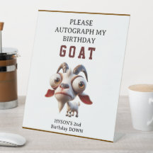かわいいヤギの飼育動物2nd誕生日パーティー