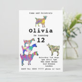 かわいいヤギ女子バースデーパーティカラフルー (スタンド正面)