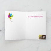 かわいいヤギ最高のの誕生日 カード (内部)