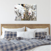 かわいいヤギ キャンバスプリント (インサイチュ (寝室))