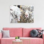 かわいいヤギ キャンバスプリント (インサイチュ (リビング))