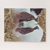 かわいいヤギ ジグソーパズル (横)