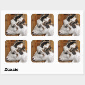 かわいいヤギ スクエアシール (シート)