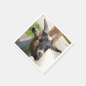 かわいいヤギ スタンダードカクテルナプキン (角)