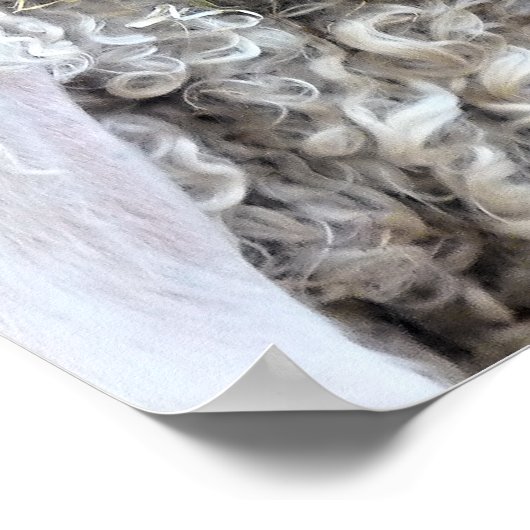 かわいいヤギ ポスター (角)