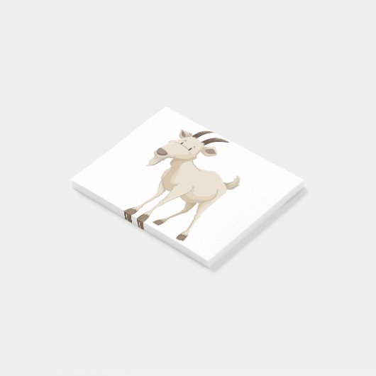 かわいいヤギ ポストイット (アングル)